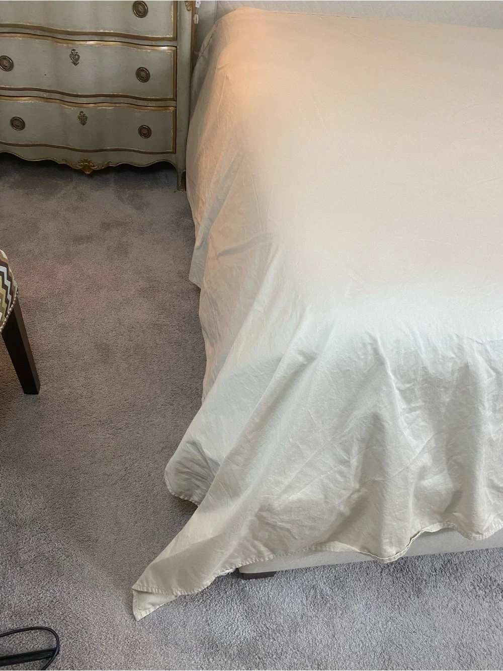 Luxury Cream Sheet Soft Neutral Bedding by Heartland cotton